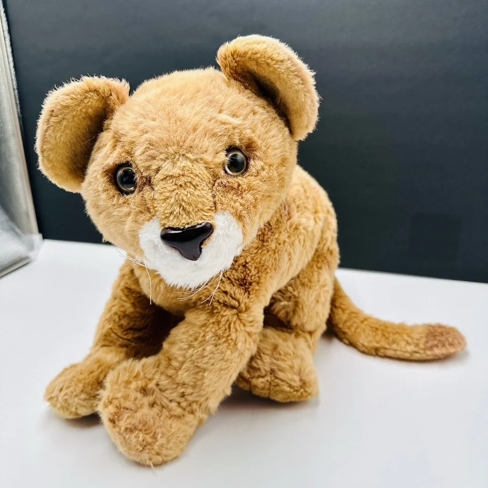 Vintage Wild World MGJ Plush Lion Stuffed Animal Tiger Cub 14